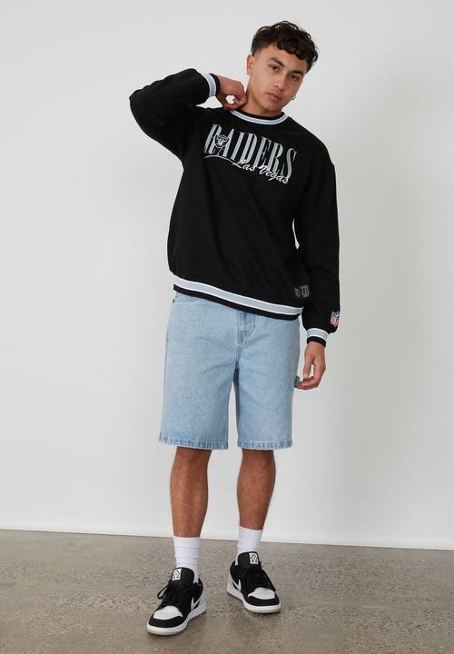 Factorie - Oversized nfl crew - lcn nfl black/raiders tipped