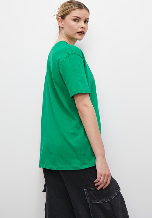 Blake - Graphic oversized tee - green