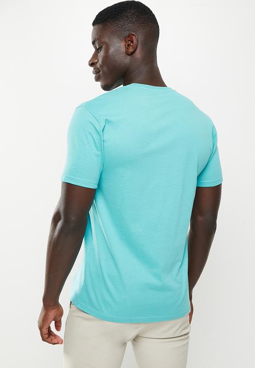 POLO - Men shield printed tee - blue