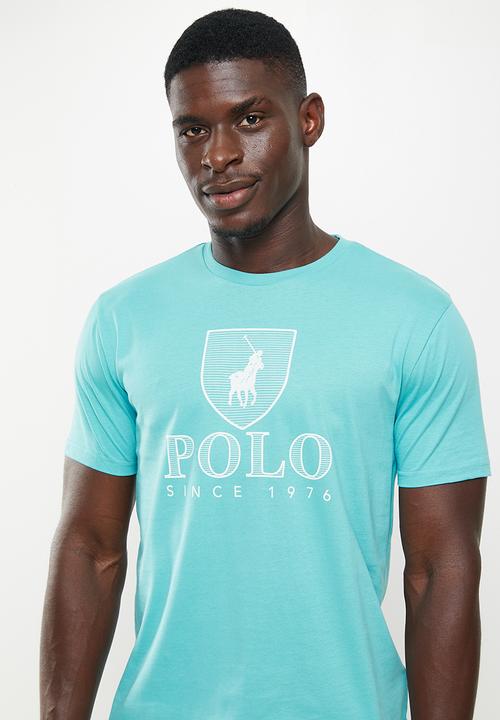 POLO - Men shield printed tee - blue