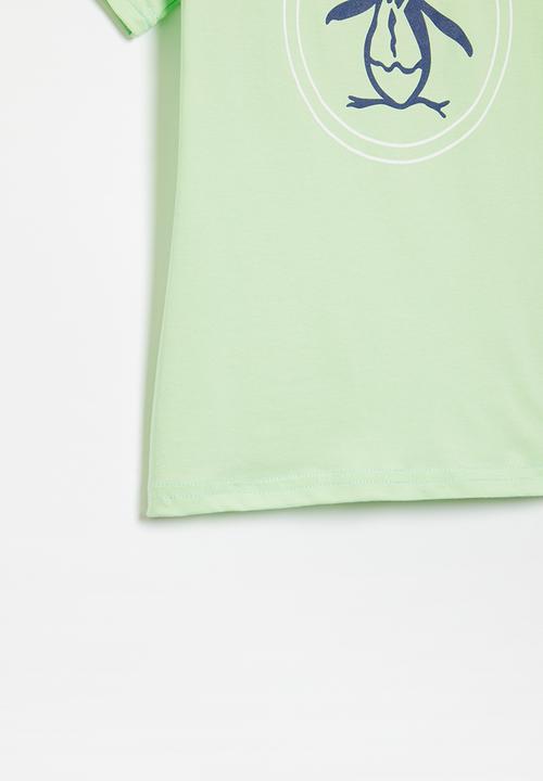 Original Penguin - Circle logo short sleeve tee - lichen mint