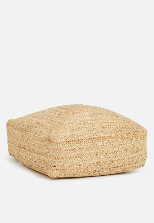 Sixth Floor - Indra patio floor cushion- natural