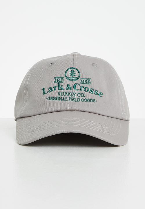Lark & Crosse - Jason peak cap - grey