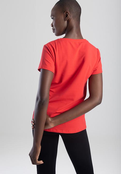 SISSY BOY - Ruby rue: regular fit logo with bling mixed logo - red