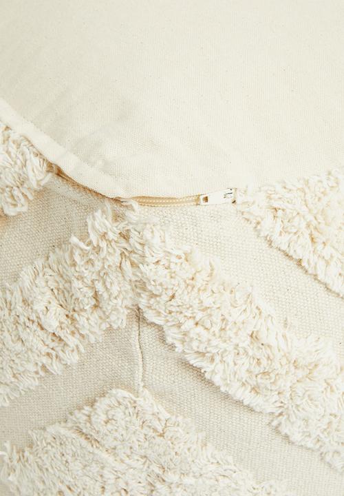 Sixth Floor - Tufted ottoman - cream
