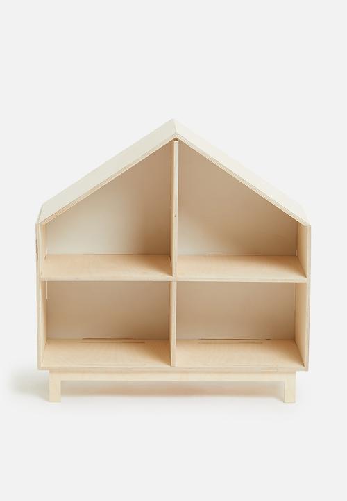 Native Decor - House storage shelf- Natural