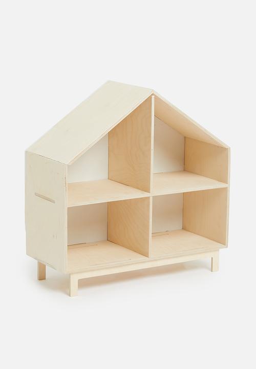 Native Decor - House storage shelf- Natural