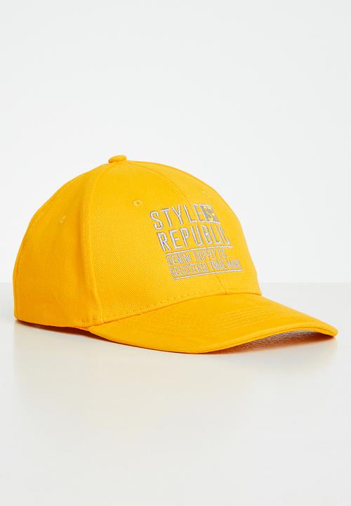 STYLE REPUBLIC - Slick peak cap - yellow