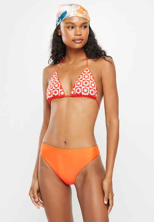MANGO - Bikini top calais - red