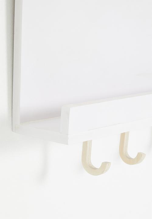 Native Decor - Head in the sky shelf-white