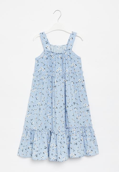 Superbalist - Tiered summer dress - blue