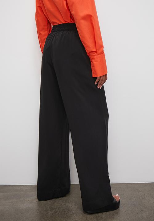 Superbalist - Mid rise wide leg - black