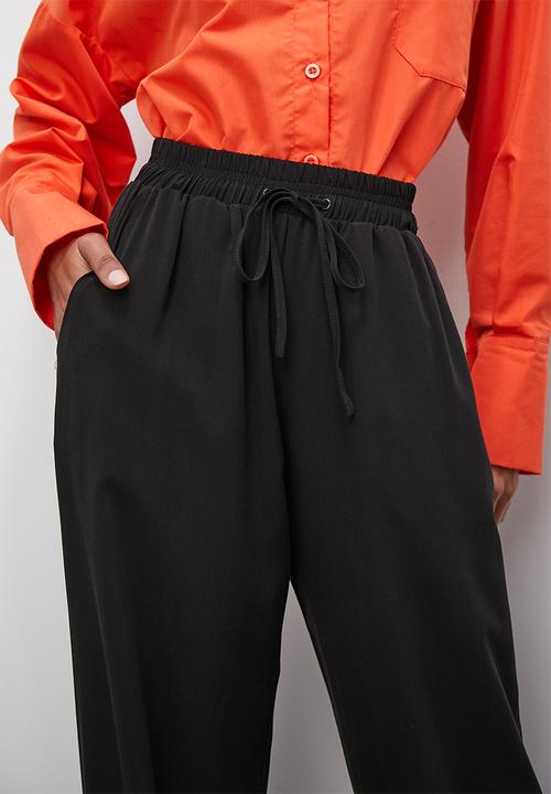 Superbalist - Mid rise wide leg - black