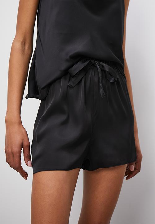 Superbalist - Sleep cami & shorts set - black