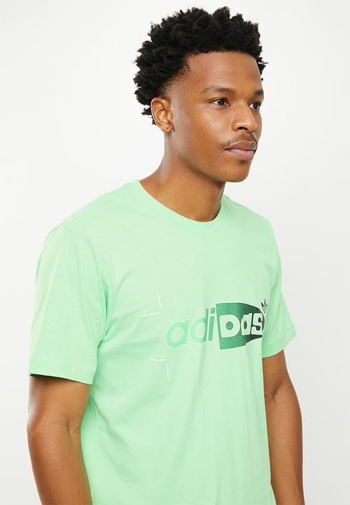 adidas Originals - Hs linear t m - glory mint