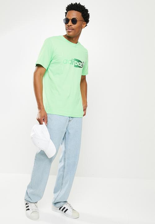 adidas Originals - Hs linear t m - glory mint