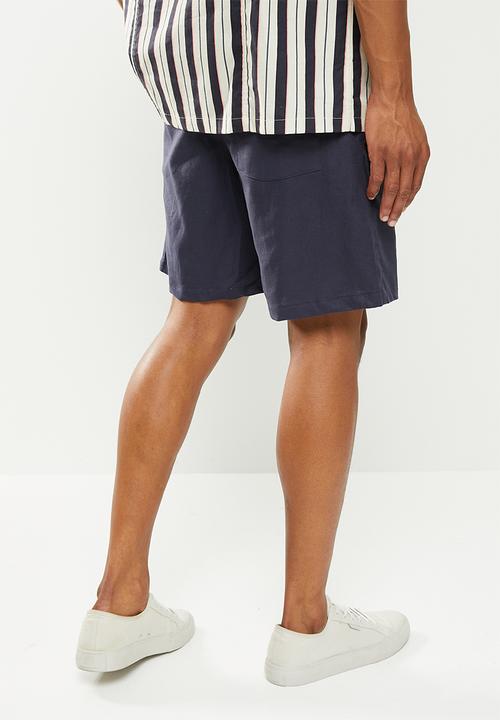 Holmes Bro's - Linen short - navy