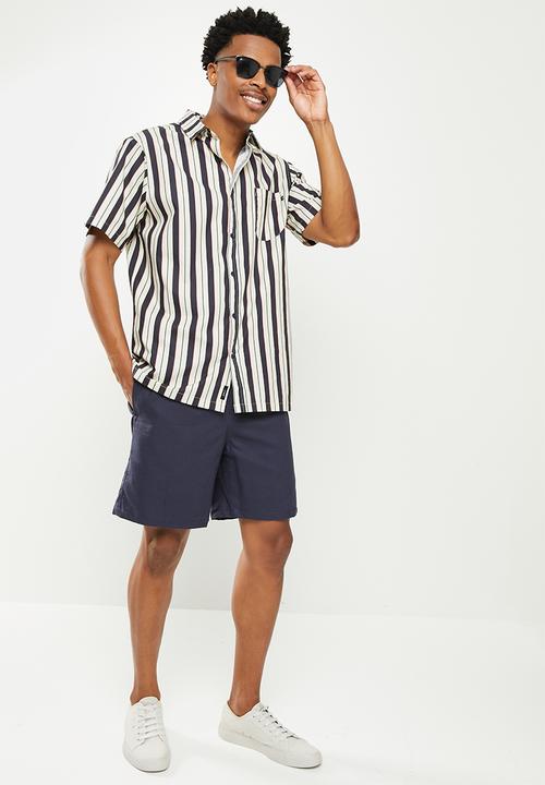 Holmes Bro's - Linen short - navy