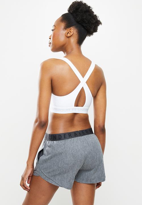 Under Armour - Ua crossback mid bra - white
