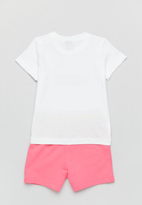 PUMA - Minicats tee & shorts set - sunset pink