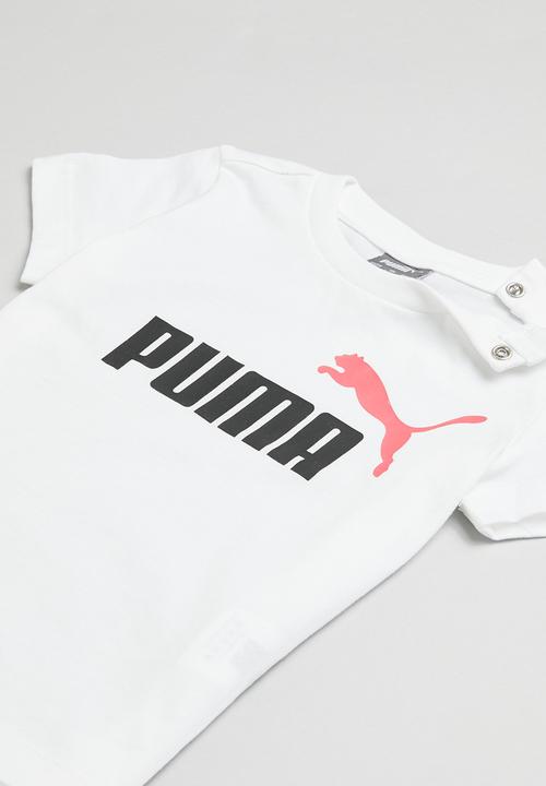 PUMA - Minicats tee & shorts set - sunset pink