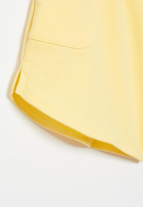 POLO - Girls short - yellow