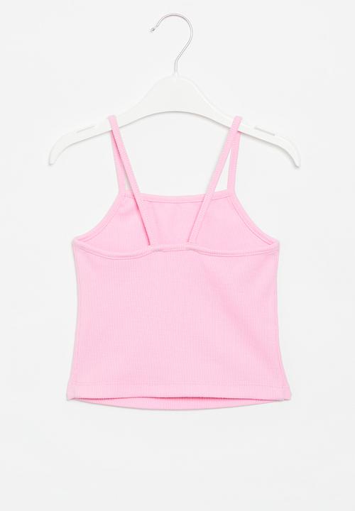 Superbalist - Strappy rib vest - pink
