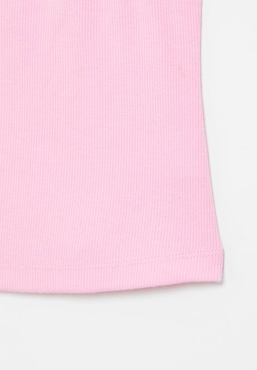 Superbalist - Strappy rib vest - pink