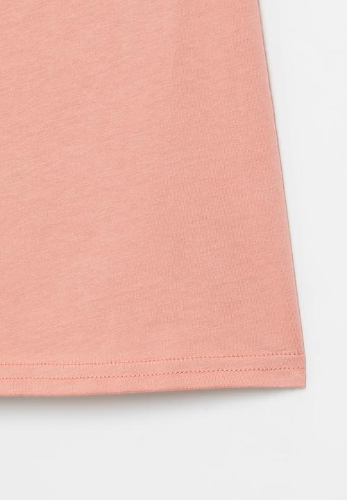POLO - Girls embroidered short sleeve  tee - pink