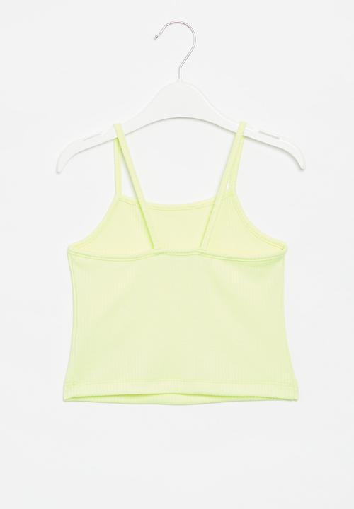 Superbalist - Strappy rib vest - yellow