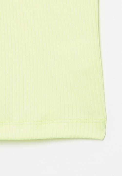 Superbalist - Strappy rib vest - yellow