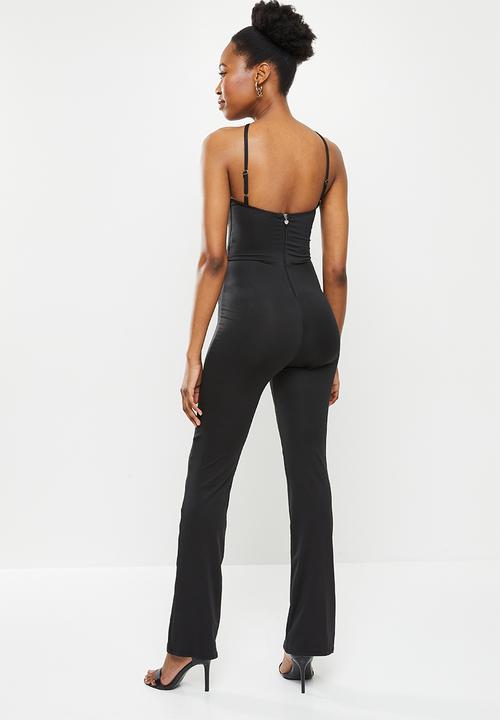 SISSY BOY - Dear me: jumpsuit with halter neck - black