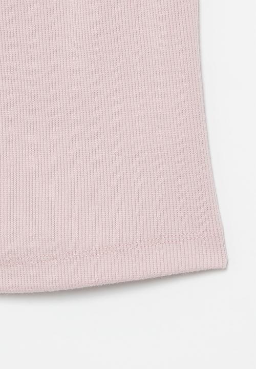 Superbalist - Strappy rib vest - violet ice