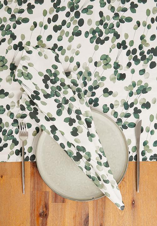 Hertex Haus - Pennygum napkin set of 4 - green