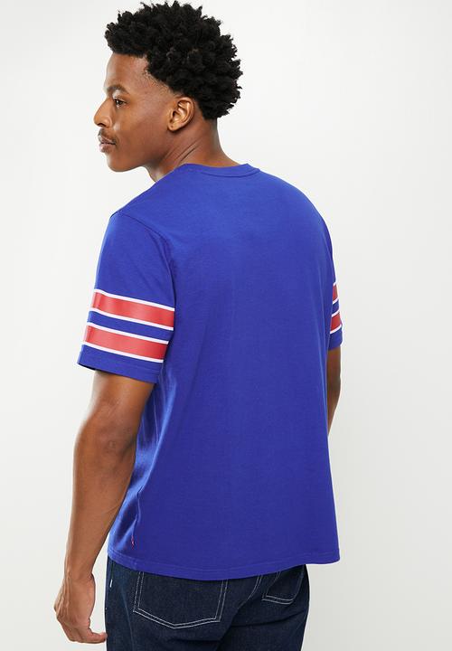 Levi’s® - Short sleeve relaxed fit tee core poster stripe ma - blue