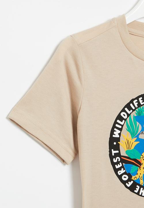Superbalist - Boys styled t-shirt - brown
