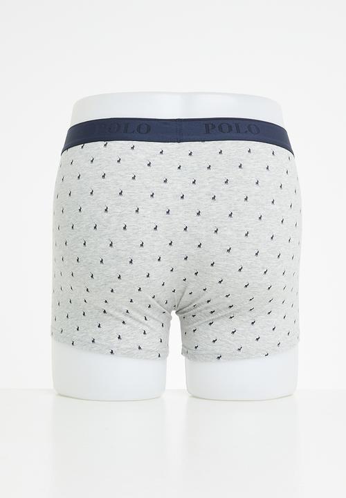 POLO - Men multi print knit boxer 3 pack - multi 