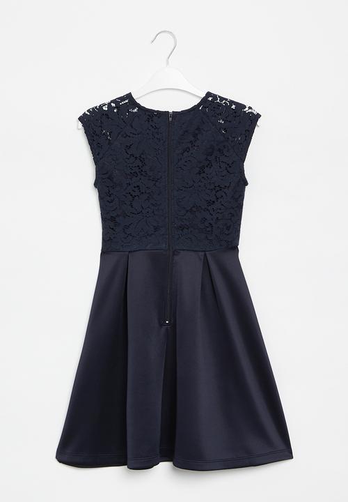 Superbalist - Occasion dress with lace - navy