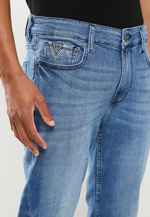 GUESS - As1monty slim straight - light wash