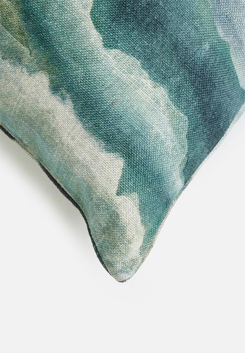 Hertex Fabrics - Wavy cushion cover - forrest