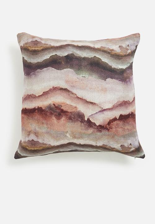 Wavy cushion cover - burnished