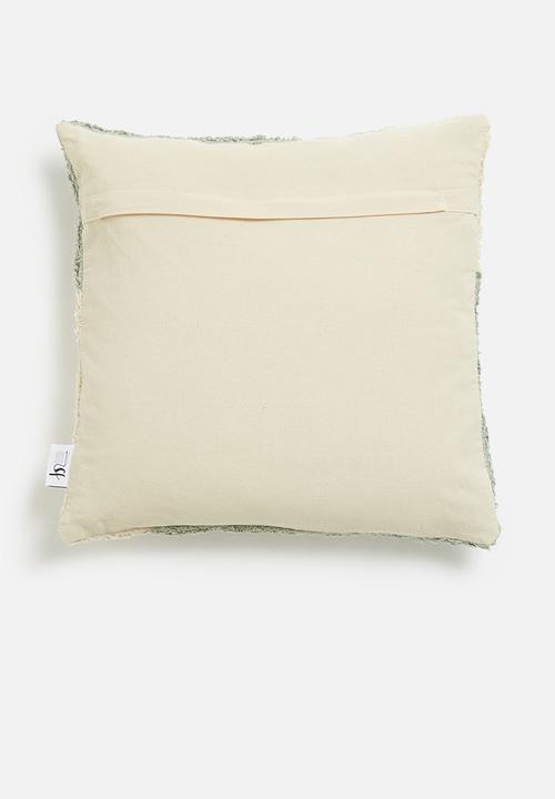 Sixth Floor - Punch cushion- grey sage