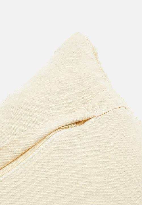 Sixth Floor - Punch cushion- grey sage