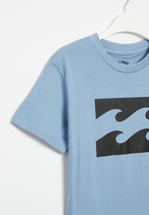 Billabong  - Boys team wave short sleeve tee - washed blue