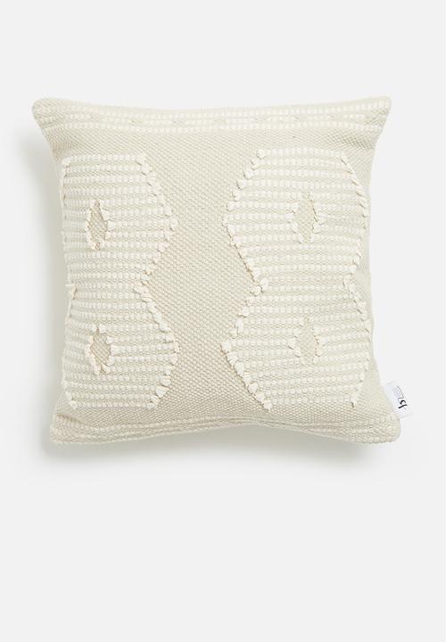 Kira woven cushion cover - natural