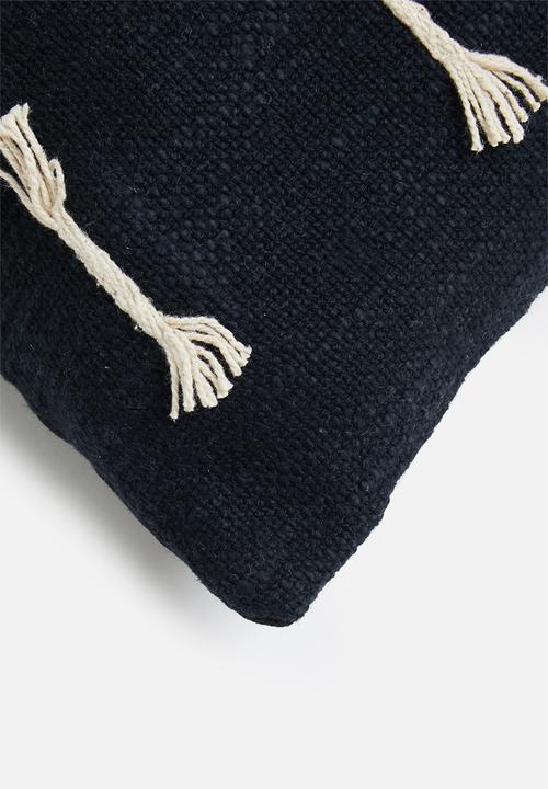 Sixth Floor - Lumbar cushion cover - black & natural