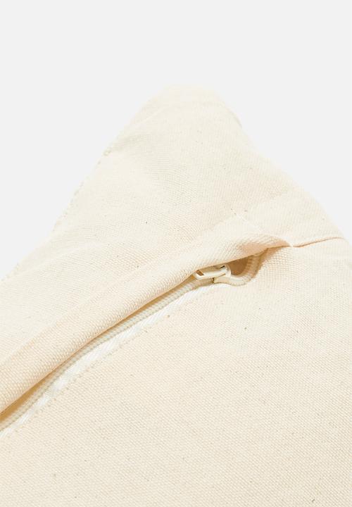 Sixth Floor - Lumbar cushion cover - natural &  black