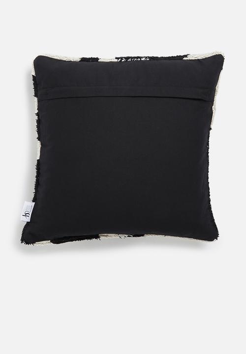 Sixth Floor - Kat cushion cover- black and white