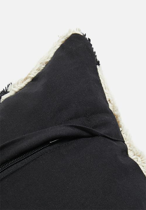 Sixth Floor - Kat cushion cover- black and white