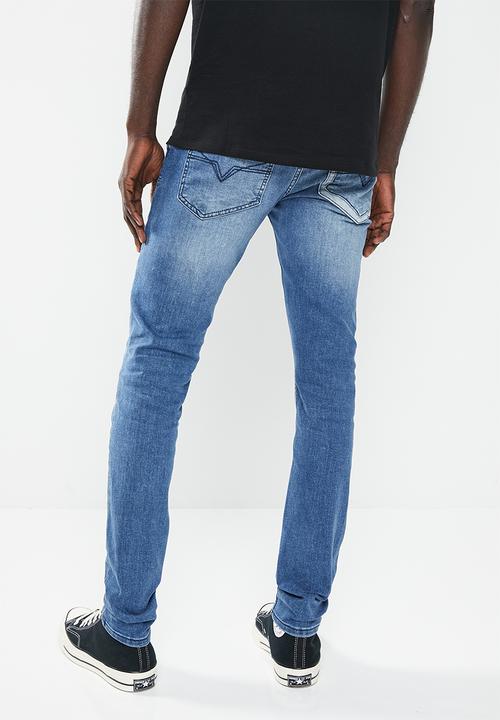 GUESS - An1monty super skinny - mid wash